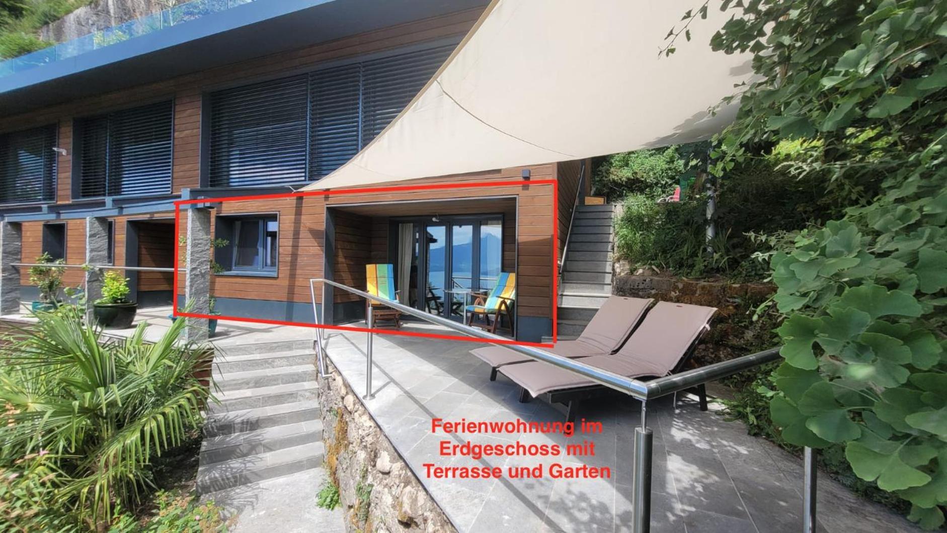 Villa Bootsmann Mit Spektakulaerer Seesicht Nahe Badestrand Vitznau Exterior foto
